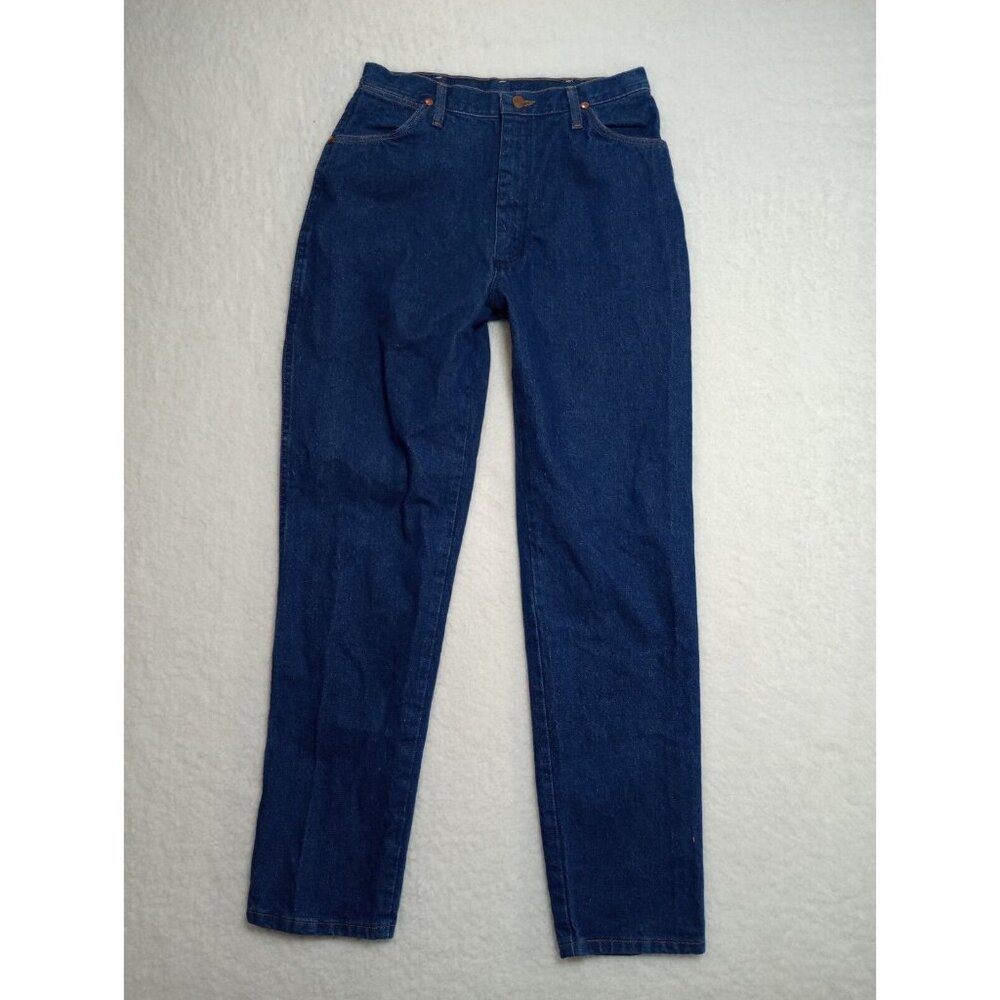 Wrangler Jeans Womens 13/14 Cowgirl High Rise Dark Wash 12MWZG  30x32 USA Made